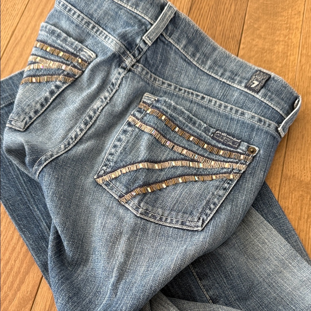 7 for All Mankind Dojo Rhinestone Jeans